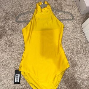 Brand New Yellow Leotard/BodySuit